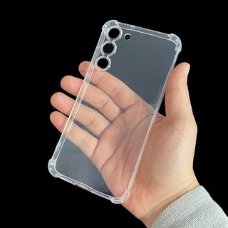 ￼Ốp lưng dẻo Silicon trong suốt chống sốc cho Samsung S23/ S23+ Plus/ S23 Ultra