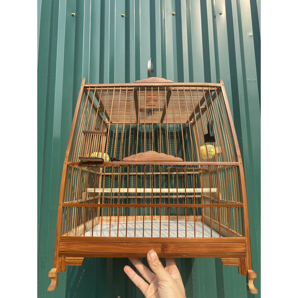 Khung lồng chào mào tre già đã qua xử lý chống mối mọt siêu dễ ráp