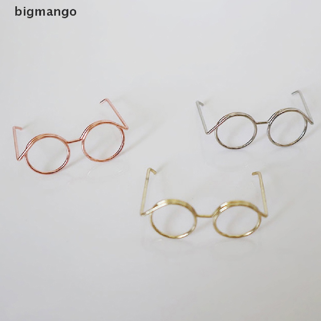 Kính Mắt Gọng Nhựa 3.5cm Trang Trí Nhà Búp Bê