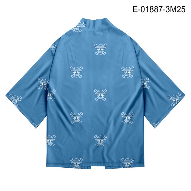 Áo Choàng Kimono In Hình One Piece 3D Thời Trang Dành Cho Nam Nữ