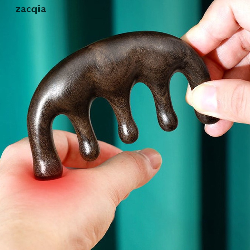 1 Lược Chải Tóc Mát Xa Da Đầu Bằng Kim Loại Tay Cầm Năm Cánh