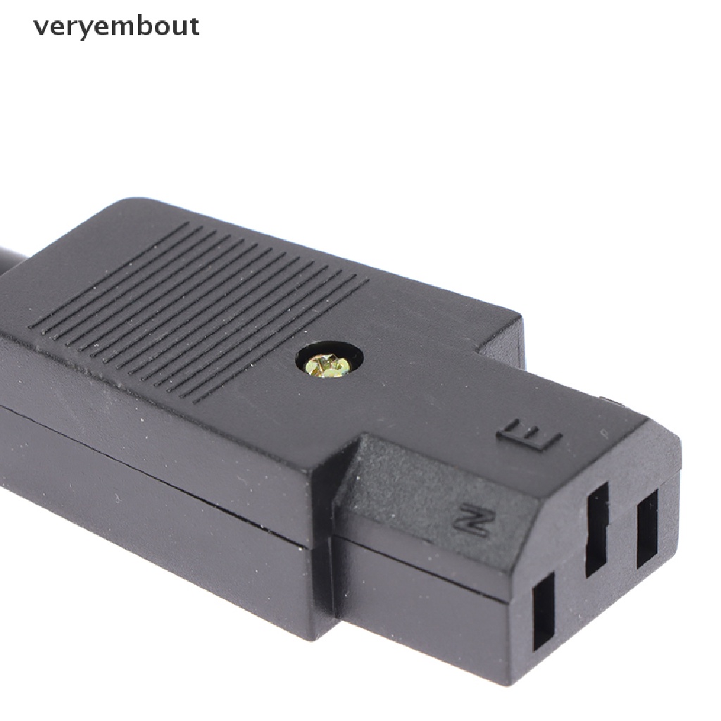 Đầu Nối Phích Cắm C13 C14 16A 250V 3 Chấu Tiện Dụng