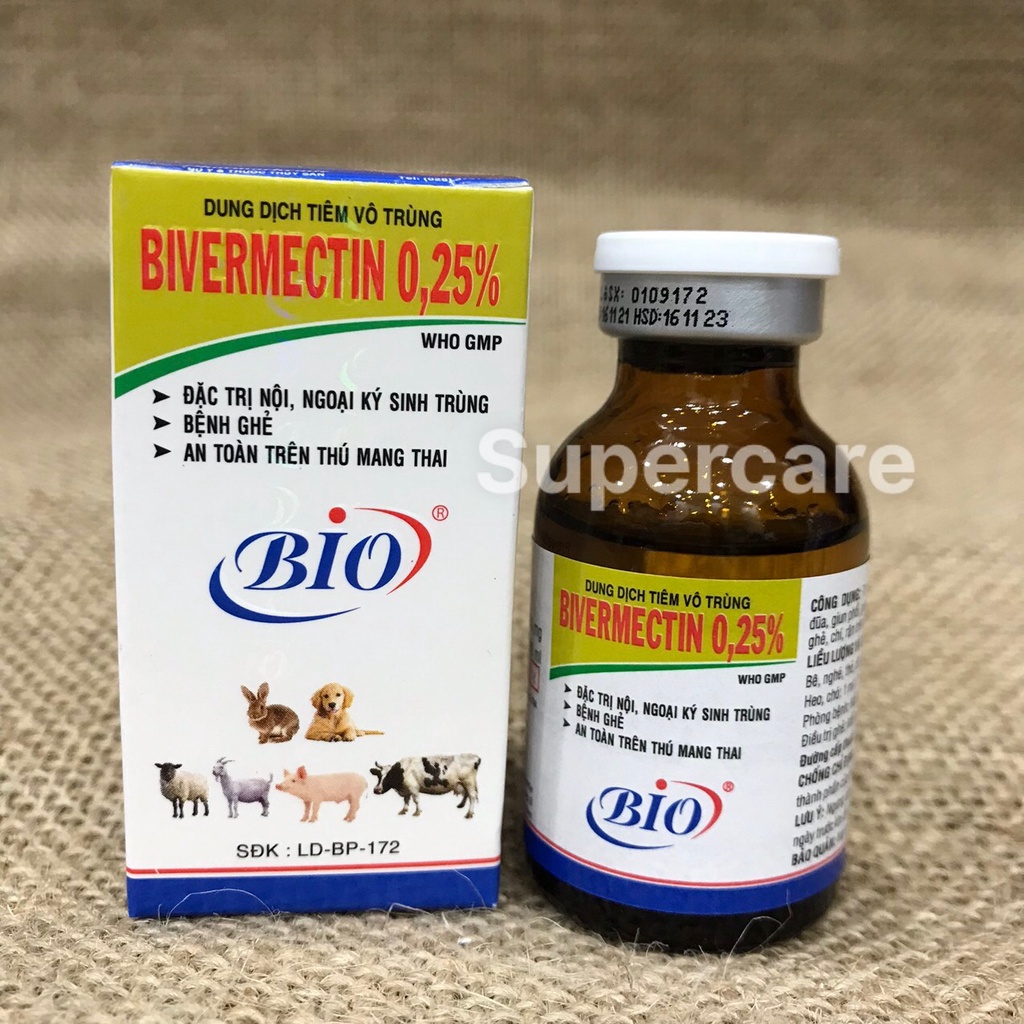 BIVERMECTIN 0,25%  - Ve  Bọ Chét Chó