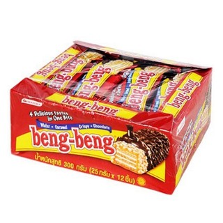 Bánh xốp beng beng thái lan hộp 12 thanh thái lan