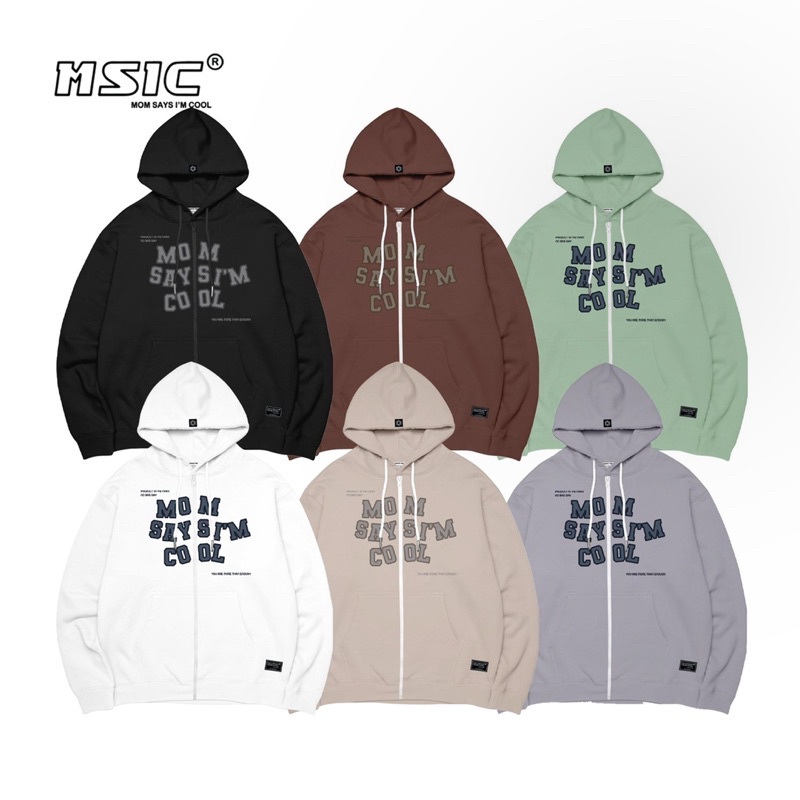 Áo Khoác MOM SAYS I'M COOL- Hoodie Zip - Local Brand Unisex- SIMPLE | BigBuy360 - bigbuy360.vn