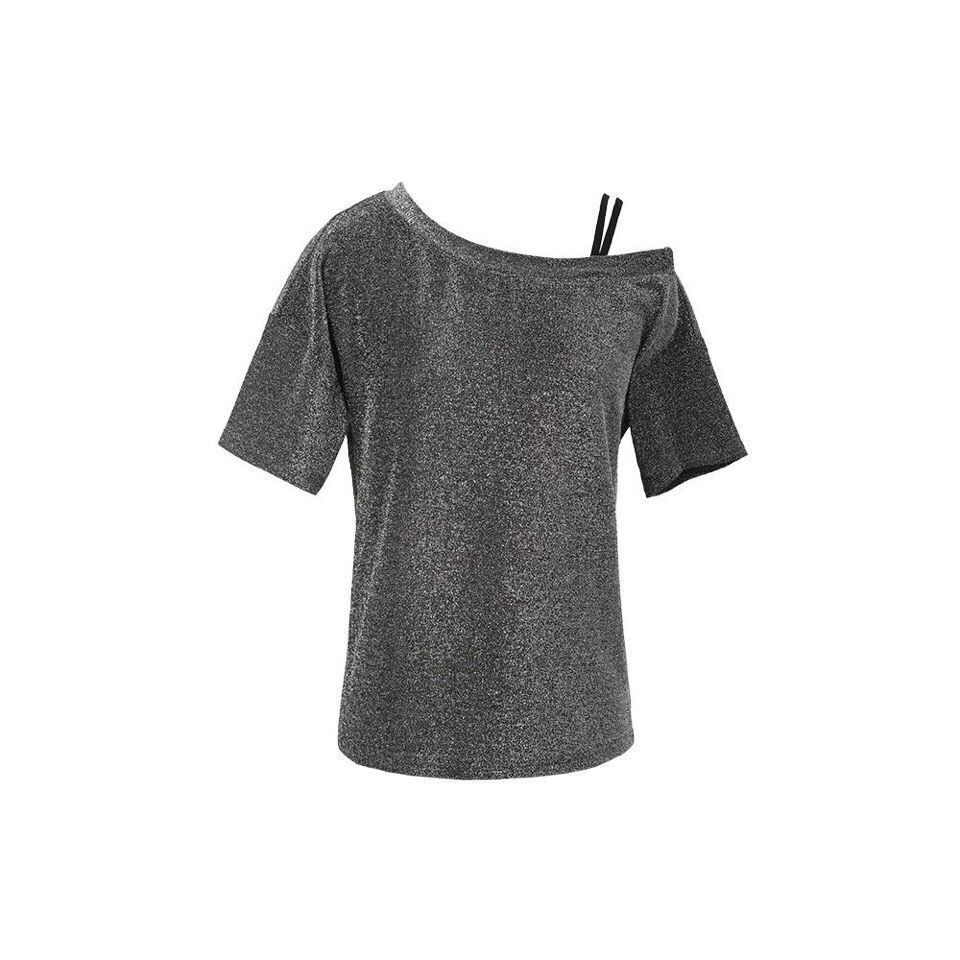 Áo Thun Tay Ngắn Hở Vai Phong Cách Hàn Quốc Thời Trang Mùa Hè Xinh Xắn Cho Nữ