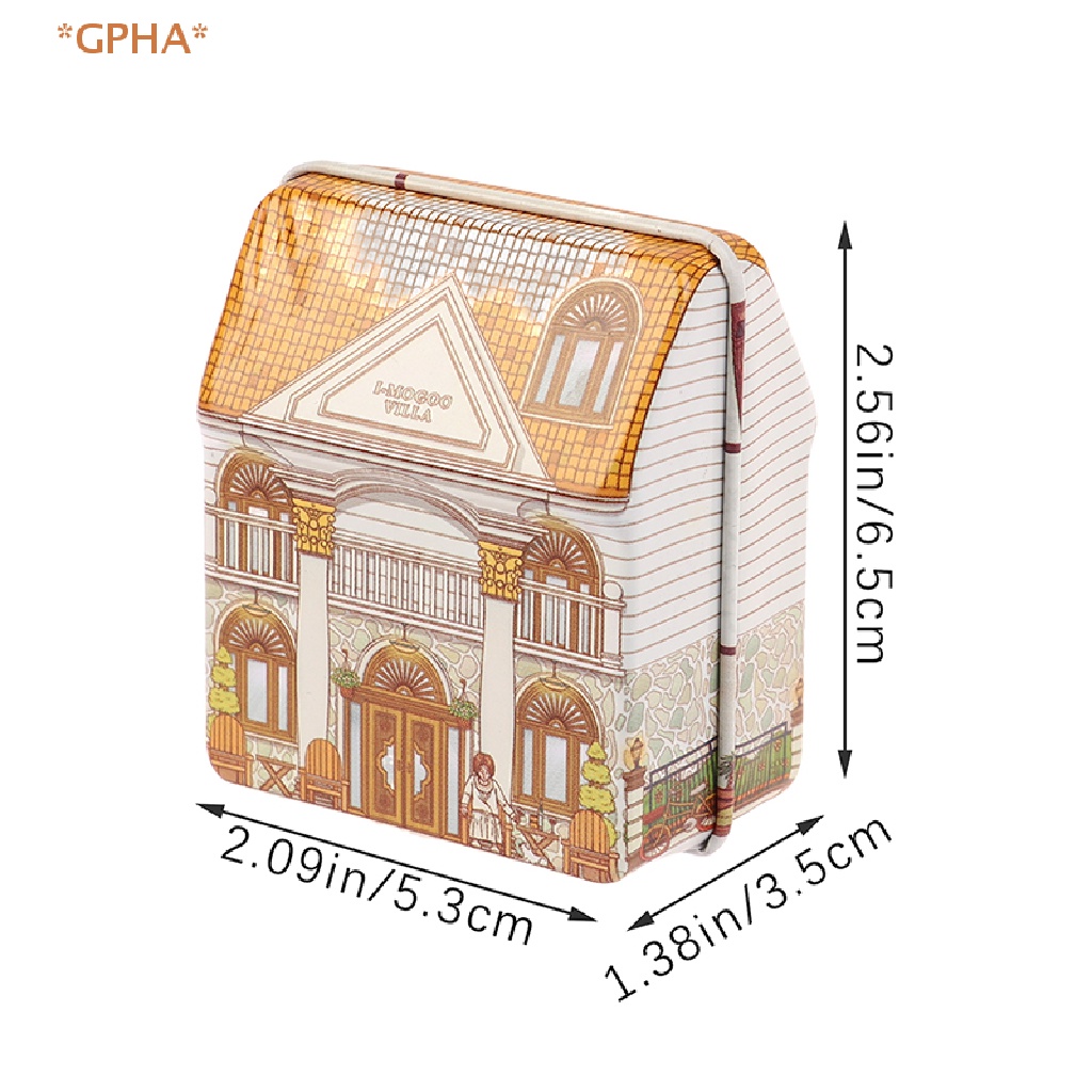 Gpha > Hộp Thiếc Đựng Đồ Mini Vintage Màu Sắc Ngẫu Nhiên Mới