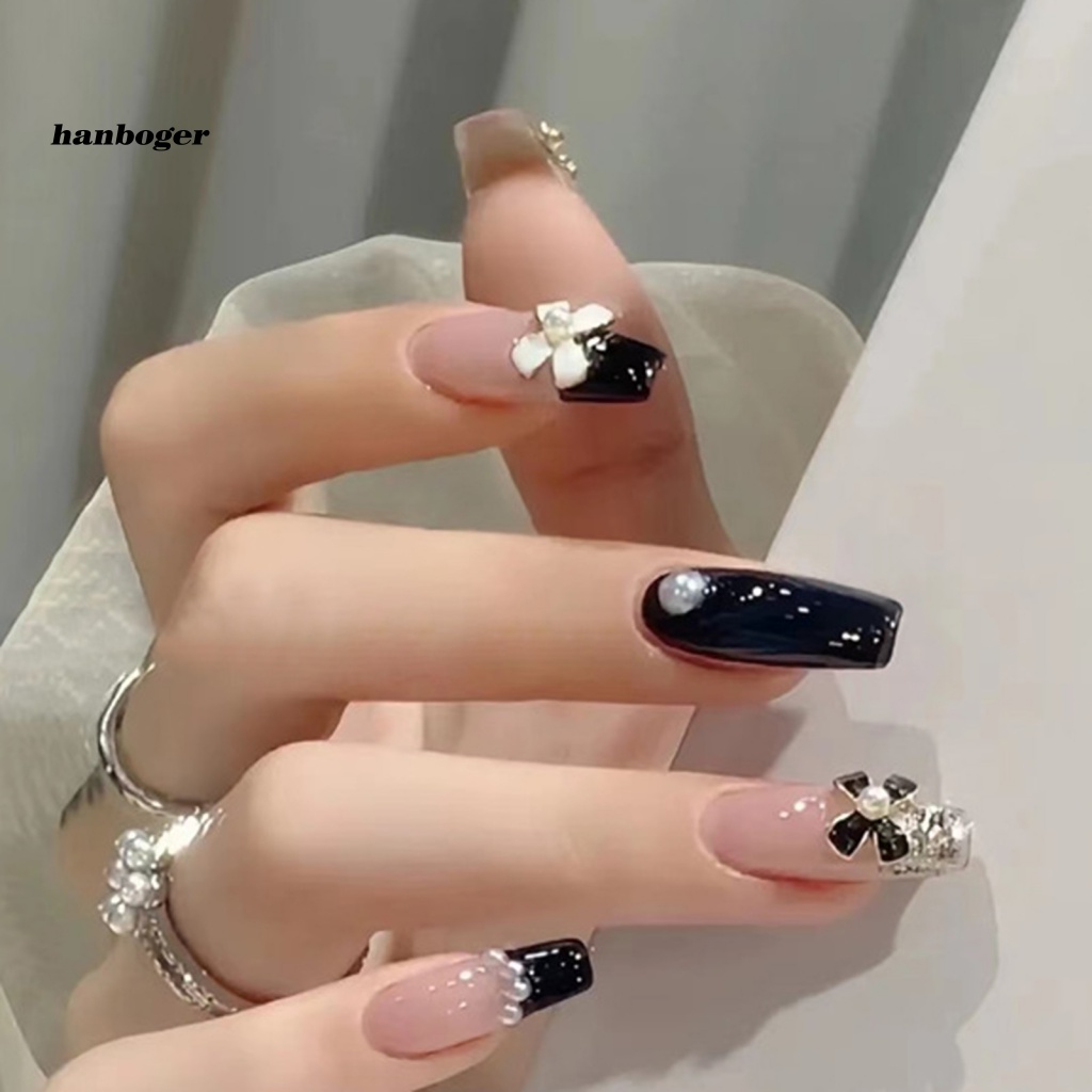 Set 10 Phụ Kiện Trang Trí Móng Tay 3D Hình Nơ 4 Kiểu Màu Sắc