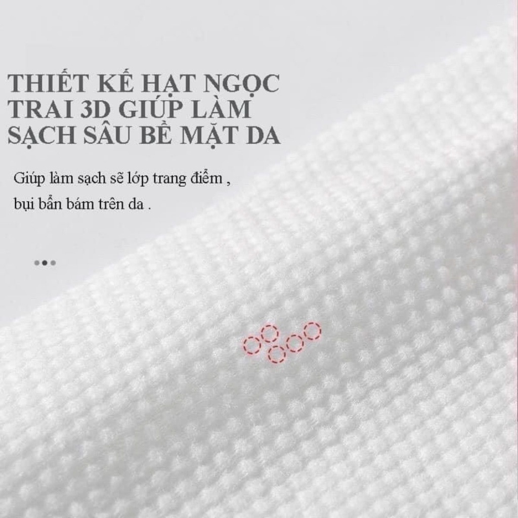 Khăn lau mặt dùng 1 lần Animerry, khăn giấy lau mặt khô, mềm mại, đa năng, cotton bông tự nhiên k hại da  – Caroni