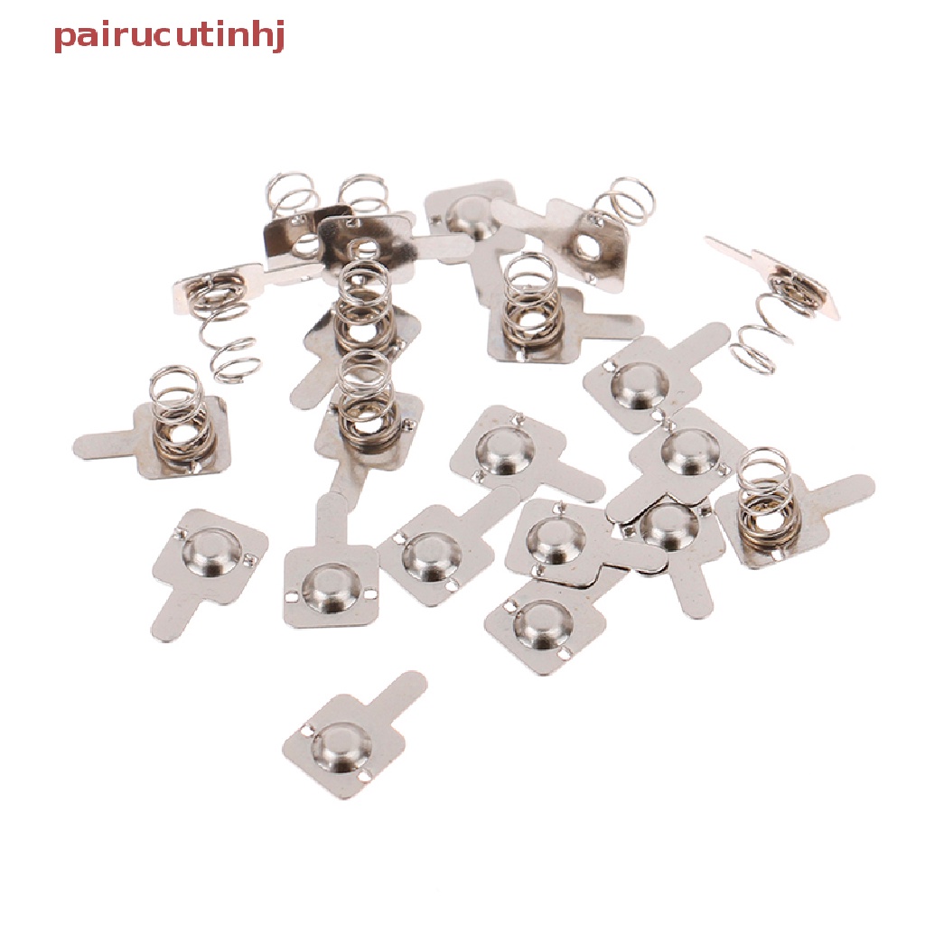 Set 10 Cặp Lò Xo Kim Loại Thay Thế Cho Pin AAA