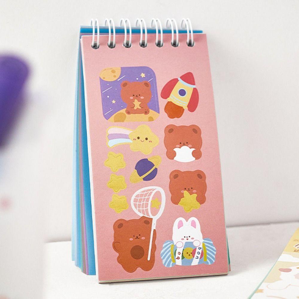 Bộ 50 Tờ Sticker Hoạt Hình Dán Trang Trí Sổ Tay