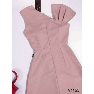 Đầm xếp ly cổ chéo - 70274