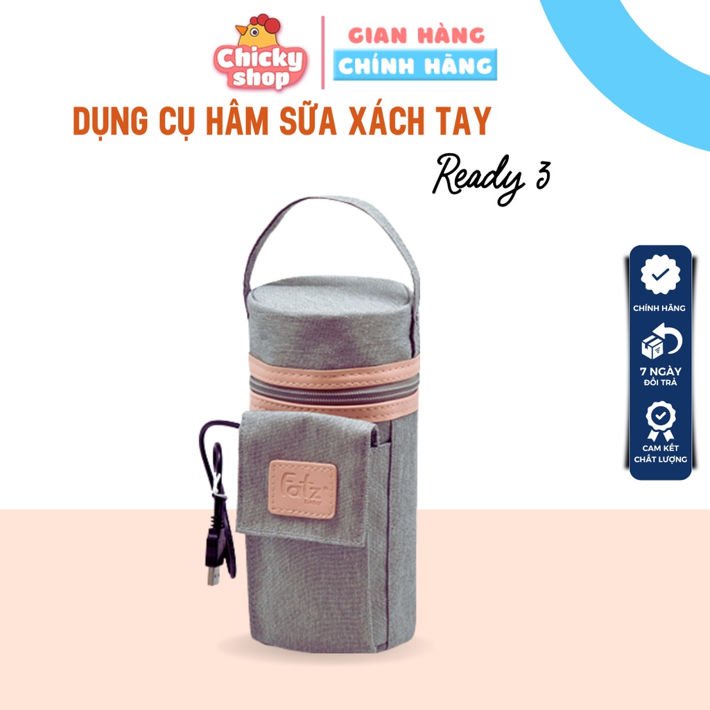 Dụng cụ hâm sữa xách tay di động Fatzbaby Ready 3 - FB3103SL