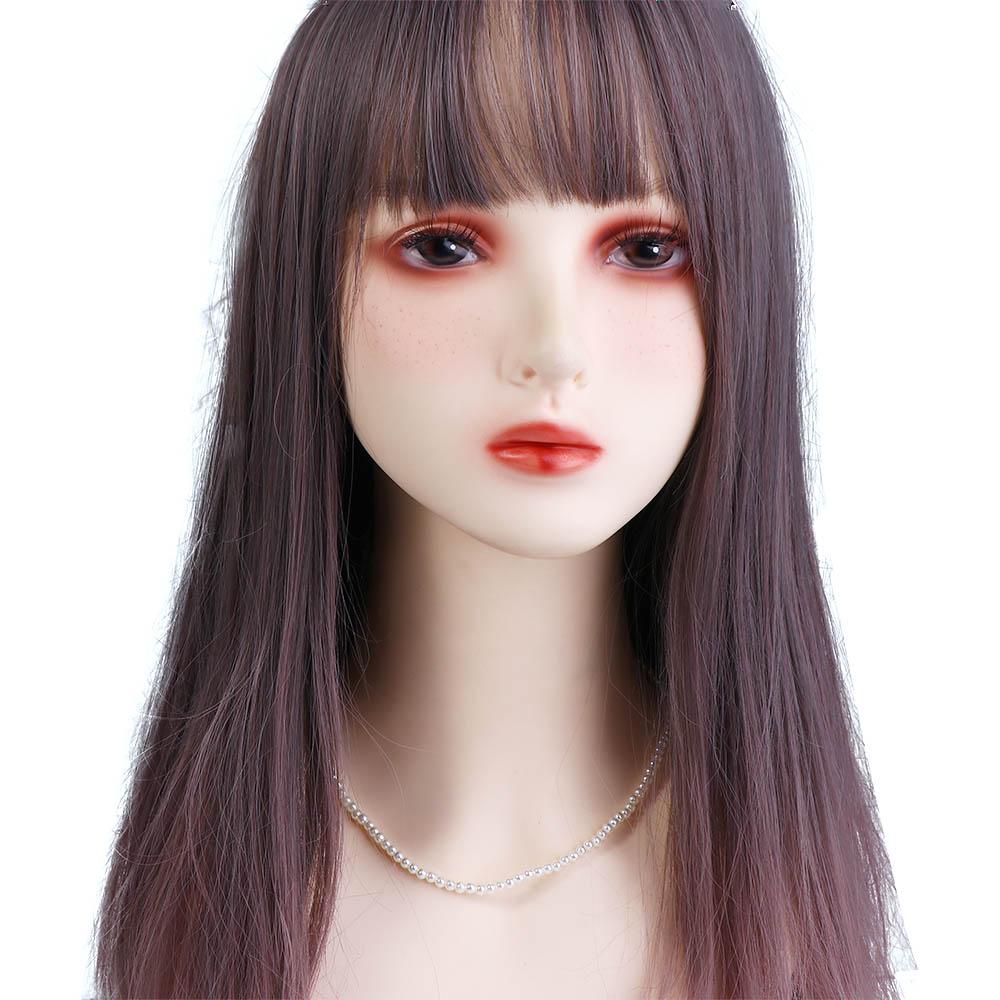 BACK2LIFE Vòng Cổ Hạt Lớn Màu Trắng Thanh Lịch Phong Cách Hàn Quốc Cho Nữ