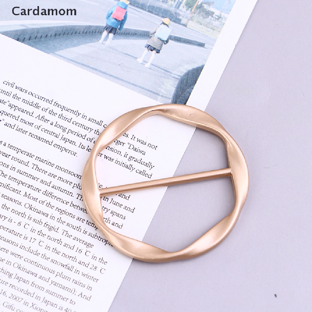 Kẹp Áo Thun Hình Tròn Thanh Lịch Có Khóa Cài Khăn Choàng