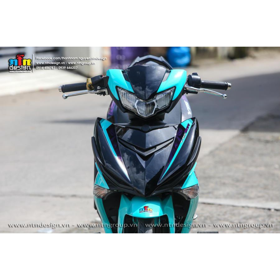 Tem rời Y15ZR 2023 cho Exciter 150 xanh ngọc đen siêu hot