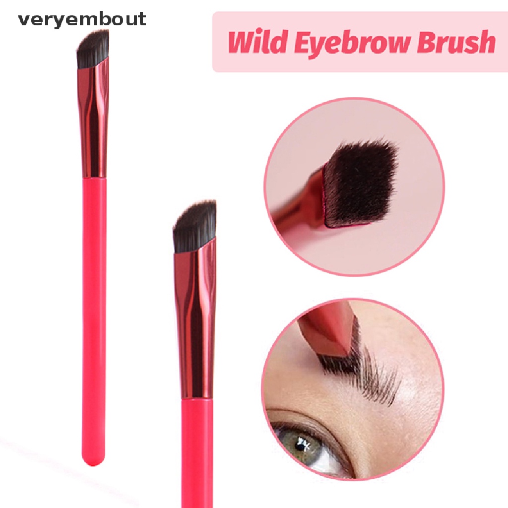 1 Cọ Trang Điểm Lông Mày Đa Năng Góc Vuông Tiện Dụng