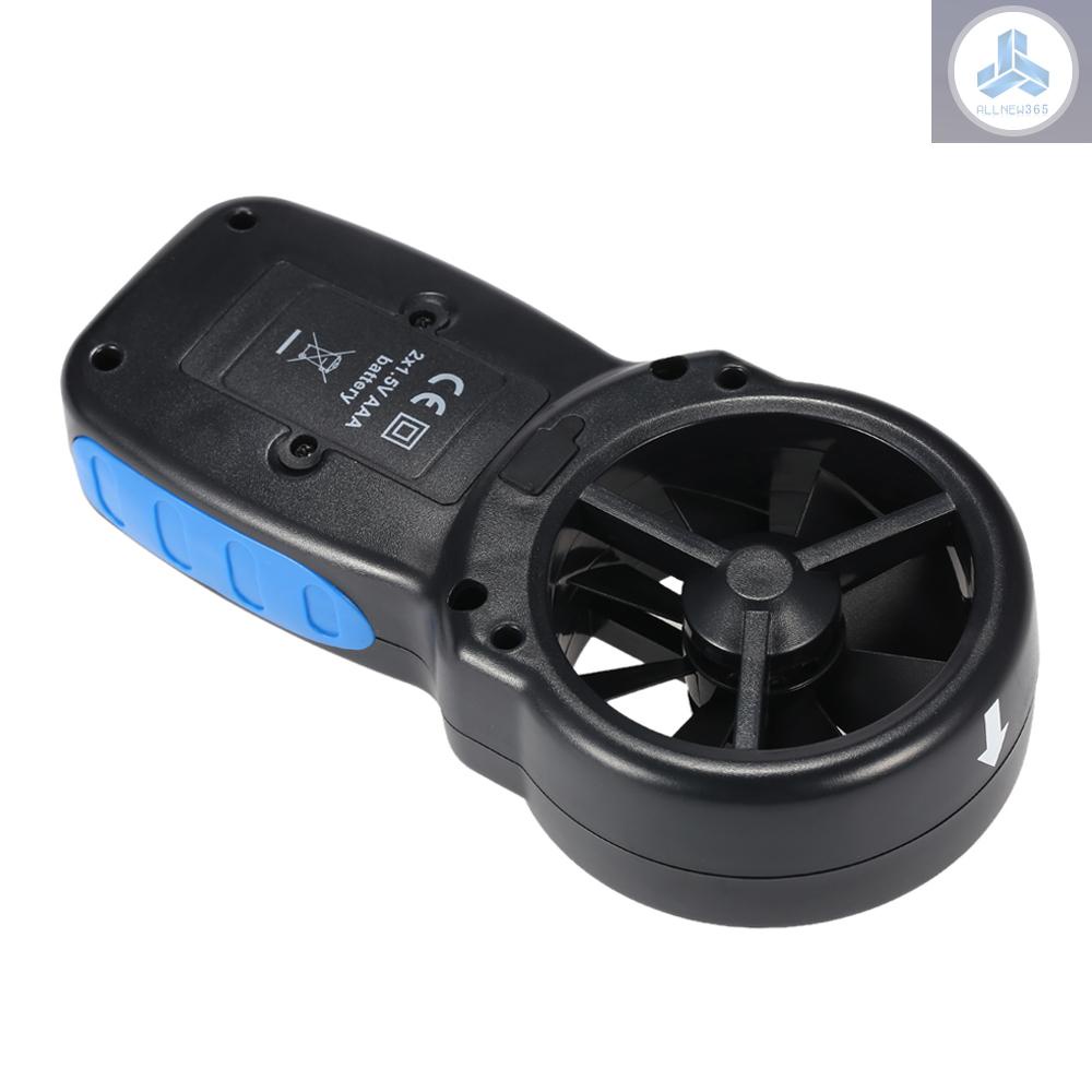 Máy Đo Tốc Độ Gió Kỹ Thuật Số Mini HoldPeak HP-866B B130 Có Màn Hình LCD