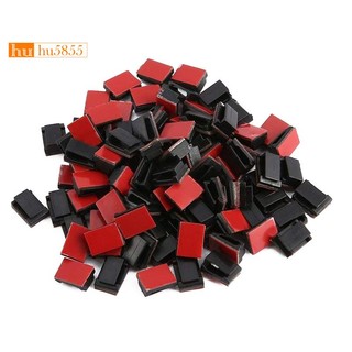 Set 100 kẹp giữ dây cáp dán xe ô tô tiện lợi