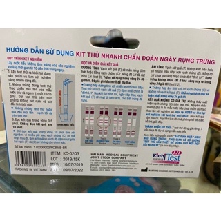 Que thử rụng trứng kichi test 5li loại dày chính xác 99% mua 1 que cũng - ảnh sản phẩm 2