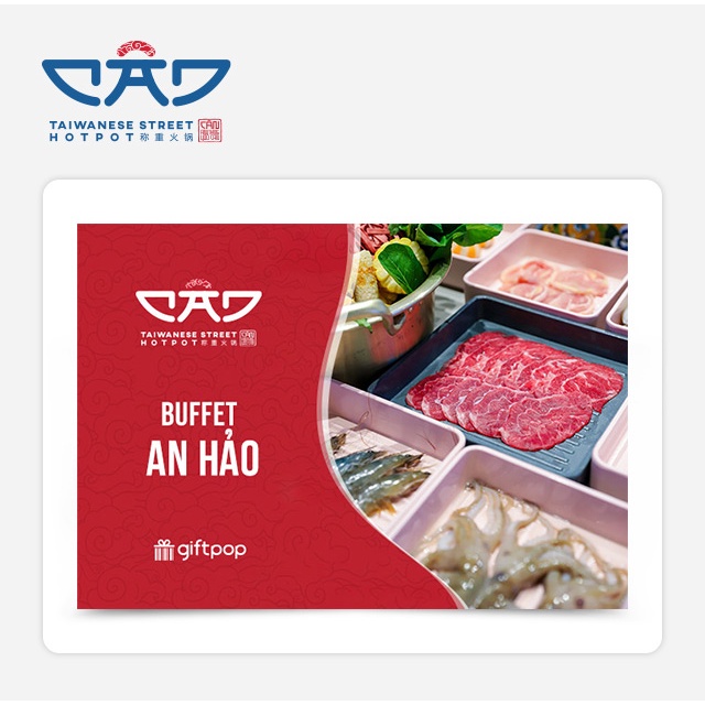 CÂN HOTPOT - Phiếu quà tặng Buffet An Hảo