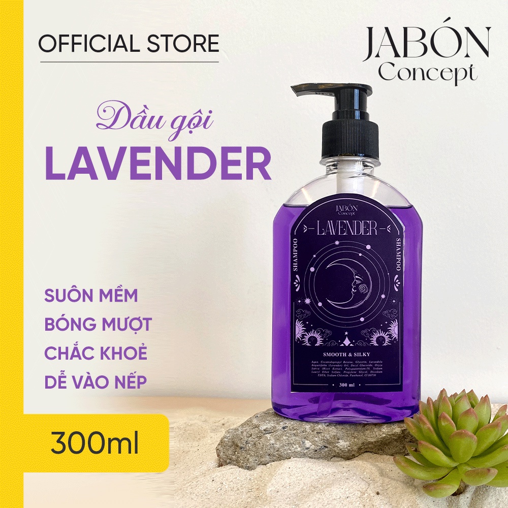 Dầu Gội Tinh Dầu Hoa Lavender 300ml - Jabón Concept