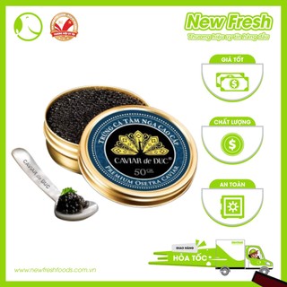 Trứng cá tầm nga caviar de duc cao cấp hộp 50gr