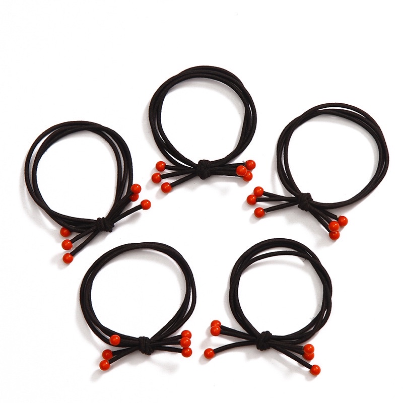 Dây buộc tóc hạt Cherry