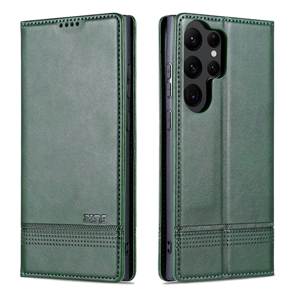 Bao Da PU Điện Thoại Nắp Lật Nam Châm Kiêm Ví Đựng Thẻ Có Thể Làm Giá Đỡ Cho Samsung Galaxy S23 S22 Ultra