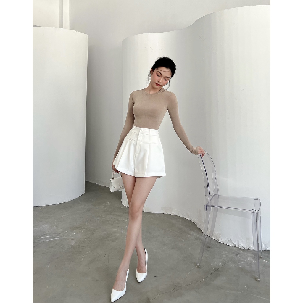 BBSTORE'S Quần Short Hai Túi Form Ngắn Xòe Trẻ Trung Năng Động -Q1559