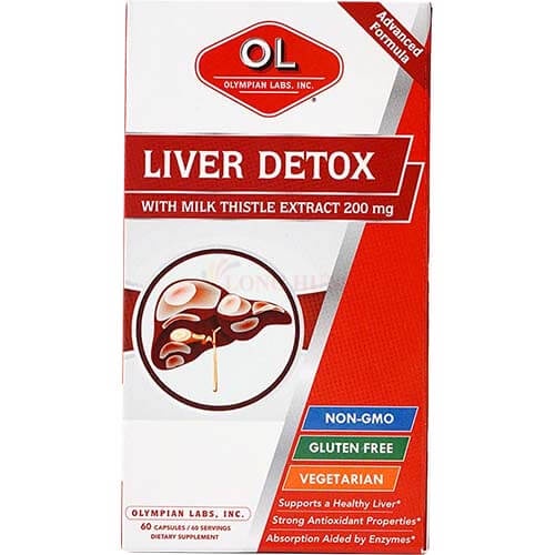 Viên uống Olympian Labs Liver Detox hỗ trợ thải độc gan (60 viên)