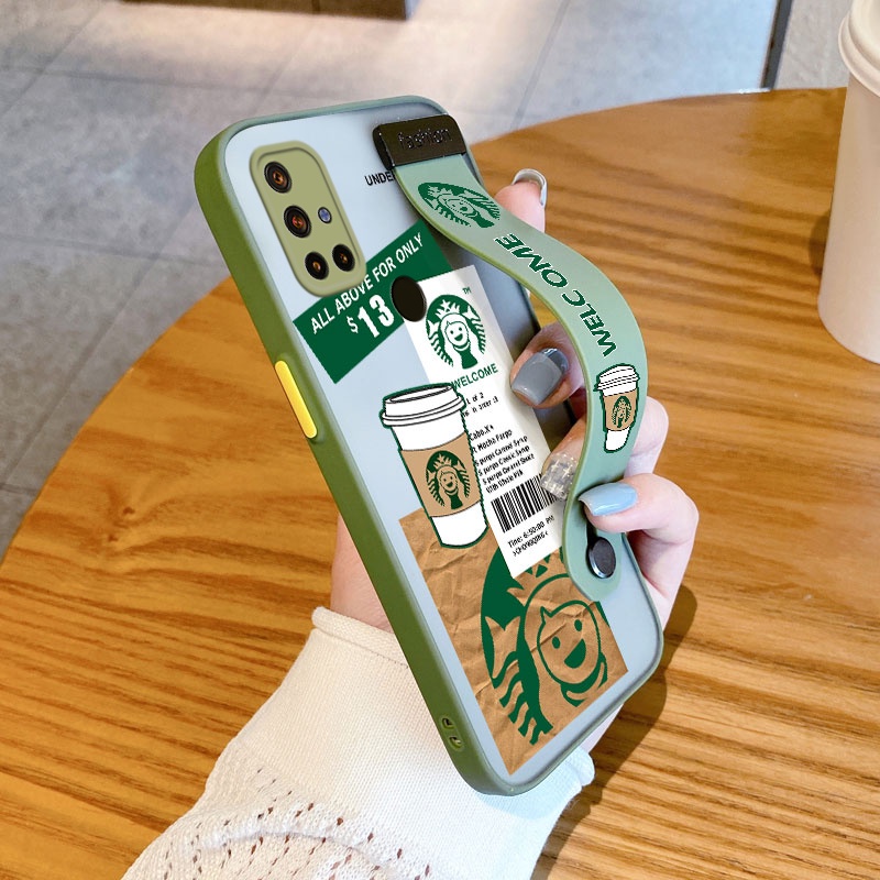 Ốp Điện Thoại Chống Sốc Họa Tiết Starbucks Cho OnePlus Nord N10 5G