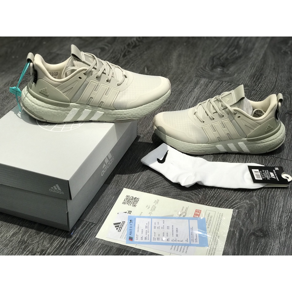 Siêu Phẩm Giày Thể Thao Sneaker EQT Boost Xám 2022 Siêu Hot Cao Cấp Ảnh Thật + freeship + Tặng Tất