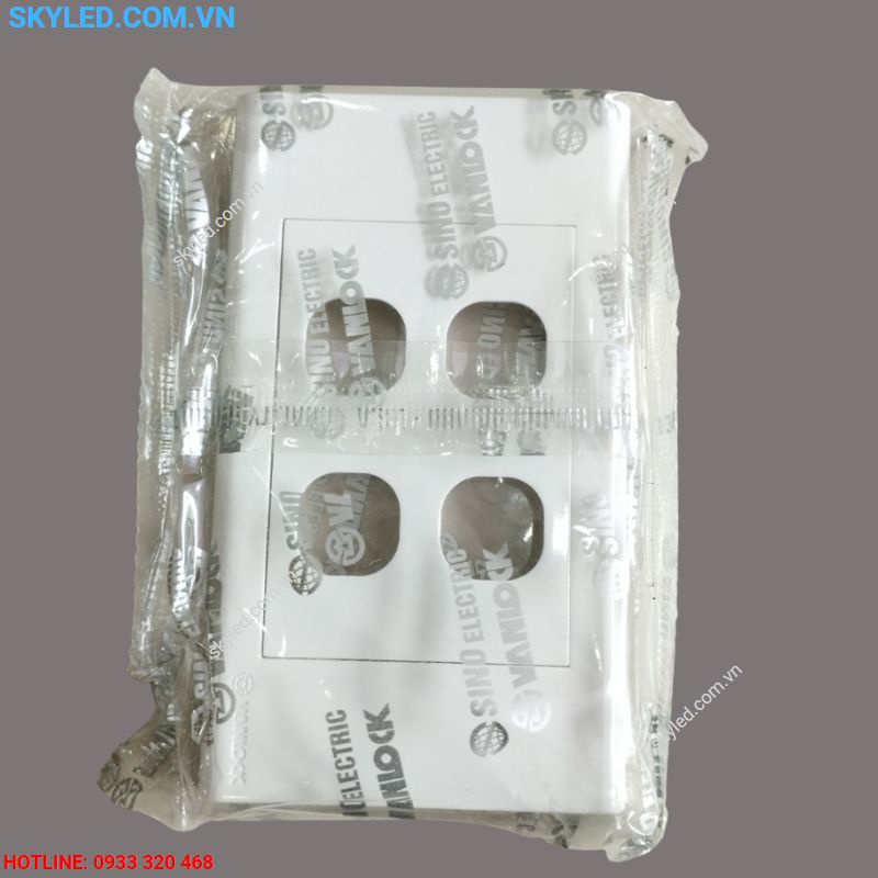 Mặt công tắc 1.2.3.4.5.6   SÊ-RI S18 Sino