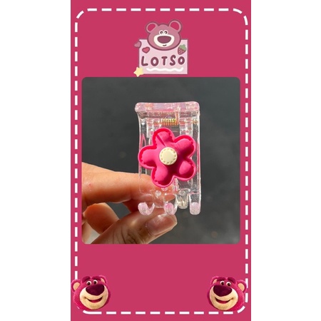 Kẹp càng cua gấu dâu - gấu lotso siêu hot