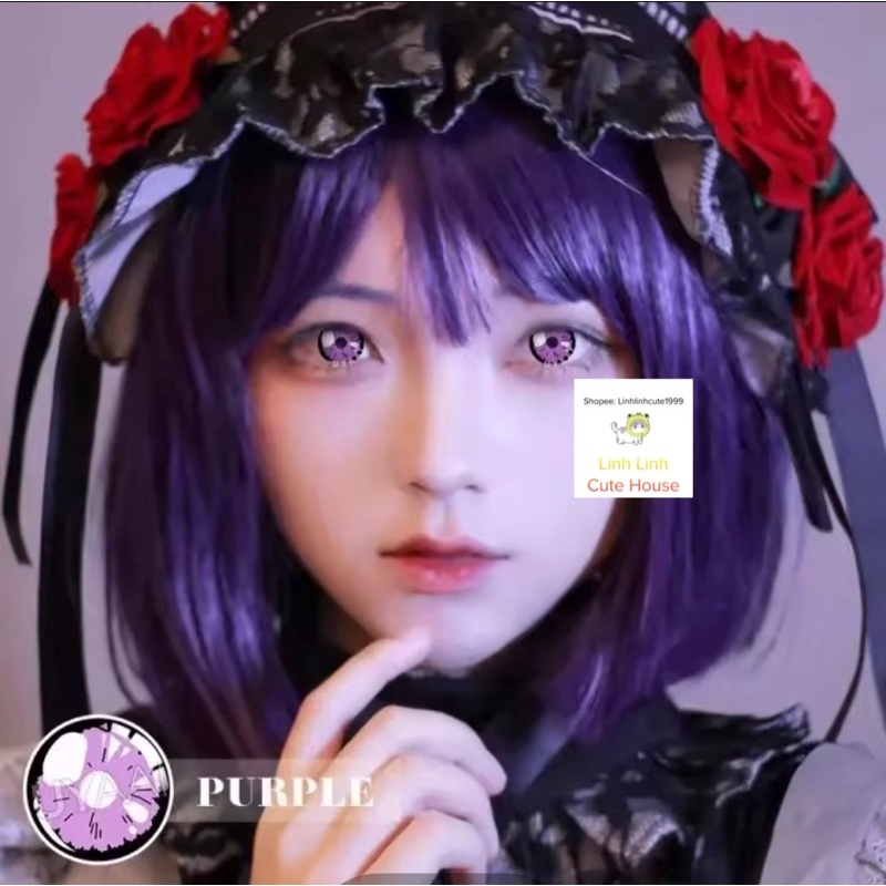 1 Cặp Lens 0 Độ Cosplay Marin / Shizuku Tan