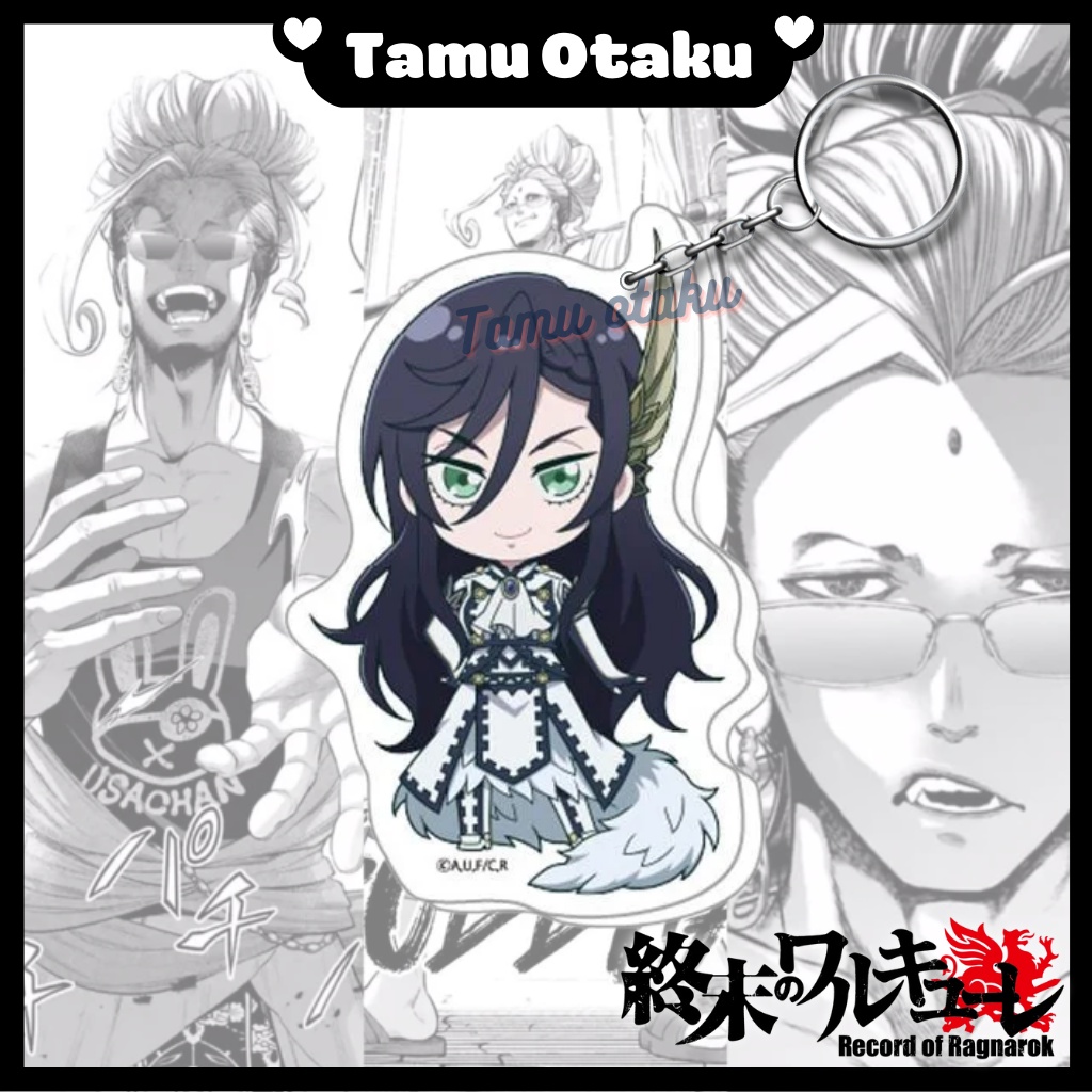 Móc khoá Anime Record of Ragnarok nhân vật trong Shuumatsu no Valkyrie - Đại chiến người và Thần - In 2 mặt