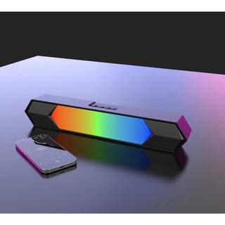 Loa Bluetooth A40 Cao Cấp có đèn Led, Âm Thanh Vòm Có Hỗ Trợ Khe Cắm Thẻ Nhớ USB Máy Tính