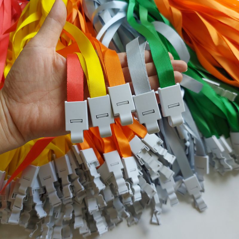 Thẻ đeo sinh viên, bao thẻ, dây đeo thẻ nhân viên kiểu dáng sang trọng nhiều màu sắc dây rộng 1,5 cm, thẻ đứng 7 x 11cm