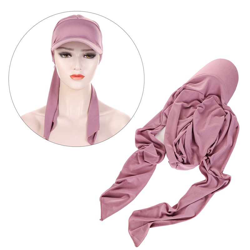 1 Mũ Turban Màu Sắc Thời Trang Cho Nữ