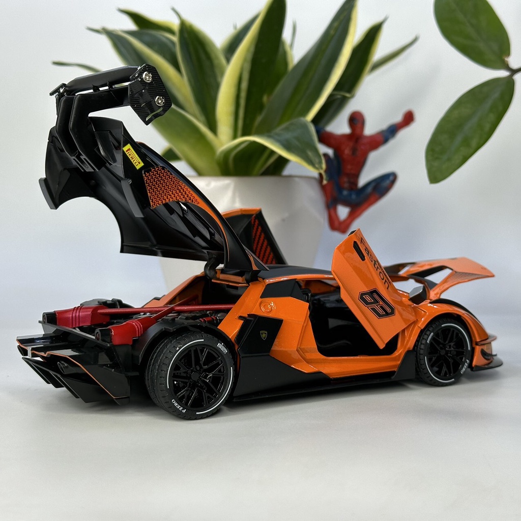 Mô hình siêu xe Lamborghini Essanza SCV12 tỷ lệ 1:24 siêu xe đường đua mạnh mẽ nhất