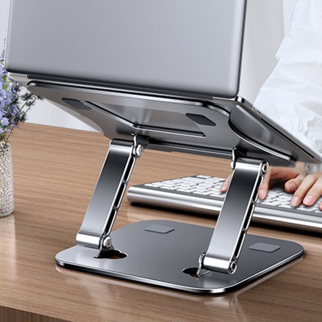 Giá Đỡ Laptop Bằng Hợp Kim Nhôm Hình Hoa Hướng Dương Độ Bền Cao Có Thể Điều Chỉnh
