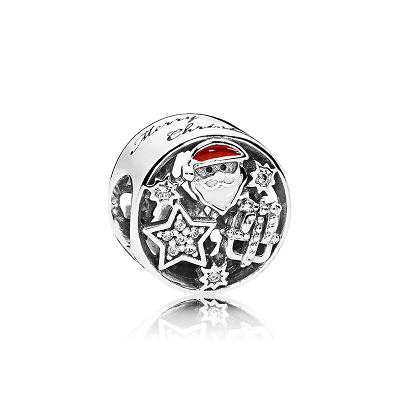 Hạt Charm Mạ Bạc 925 Hình Cây Gia Đình Trái Tim Tình Yêu Pandora Magics DIY Phù Hợp Với Phụ Nữ