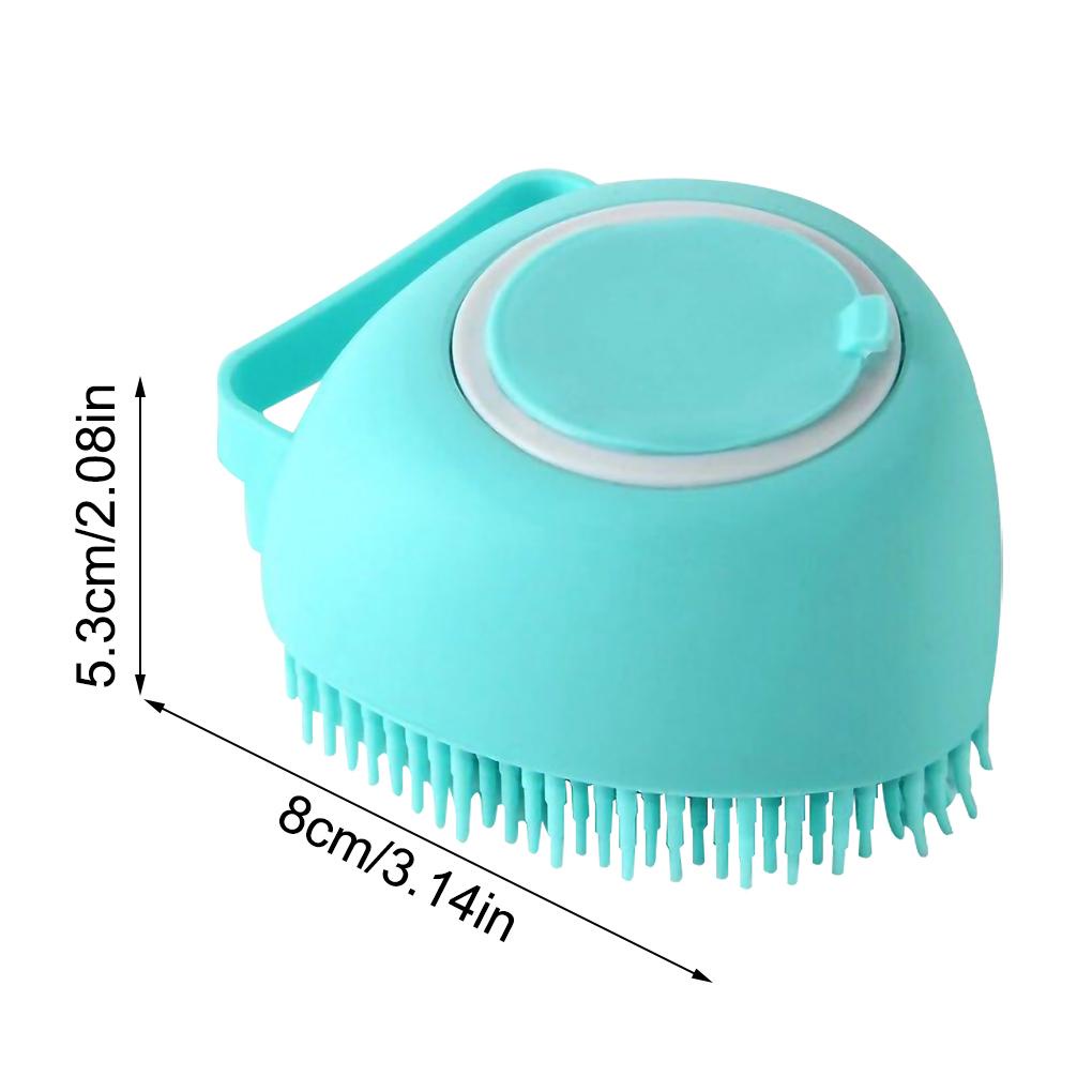 Bàn Chải Silicone Massage Da Đầu Khi Tắm