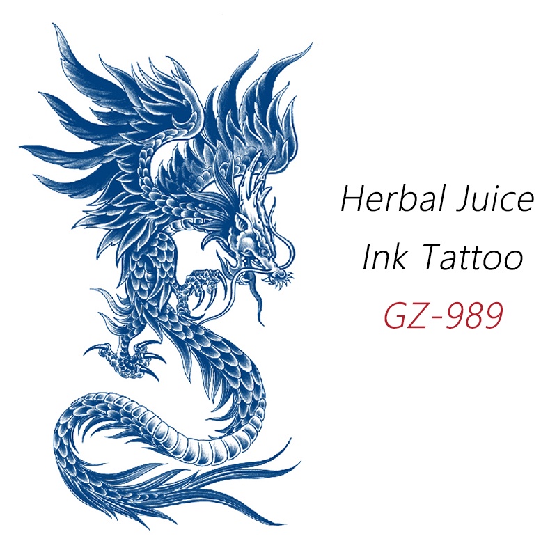 Hình Xăm Dán Cánh Tay 15 Ngày Hình Rồng / Hổ / Sư Tử Chống Thấm Nước Cho Nam Và Nữ