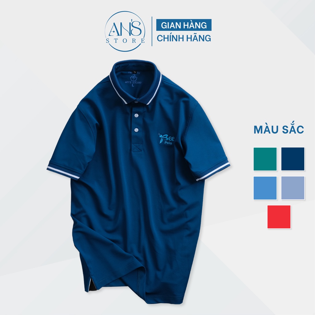 Áo Polo Nam Trơn, Áo Thun Polo Nam Đơn Giản Chất Liệu Vải Thun Cá Sấu Co Giãn, Chống Nhăn, Thoáng Mát - An's Store