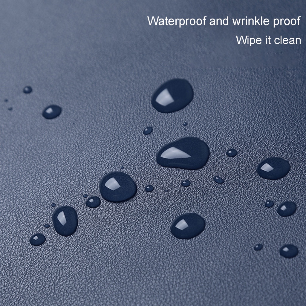 Tấm Lót Chuột Và Bàn Phím Máy Tính Giả Da Dày Hai Mặt Chống Trượt Chống Thấm Nước Chống Mài Mòn Màu Trơn In Hình Hoa Hướng