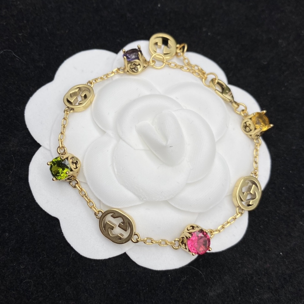 Gucci Bộ Trang Sức Nhẫn / Bông Tai / Vòng Tay Thanh Lịch Cho Nam Và Nữ