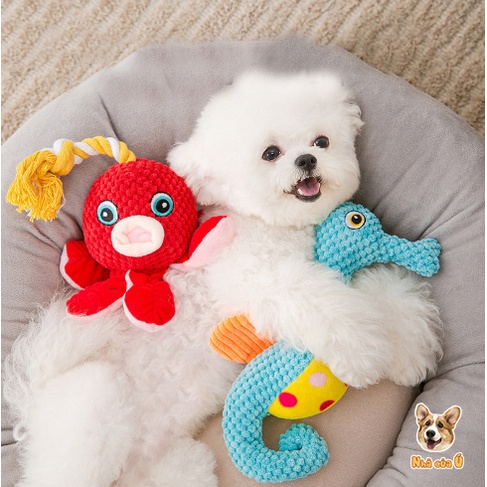 Đồ Chơi Gặm Chó Chó - Đồ Chơi Dây Vặn Thừng Cao Cấp Cho Chó