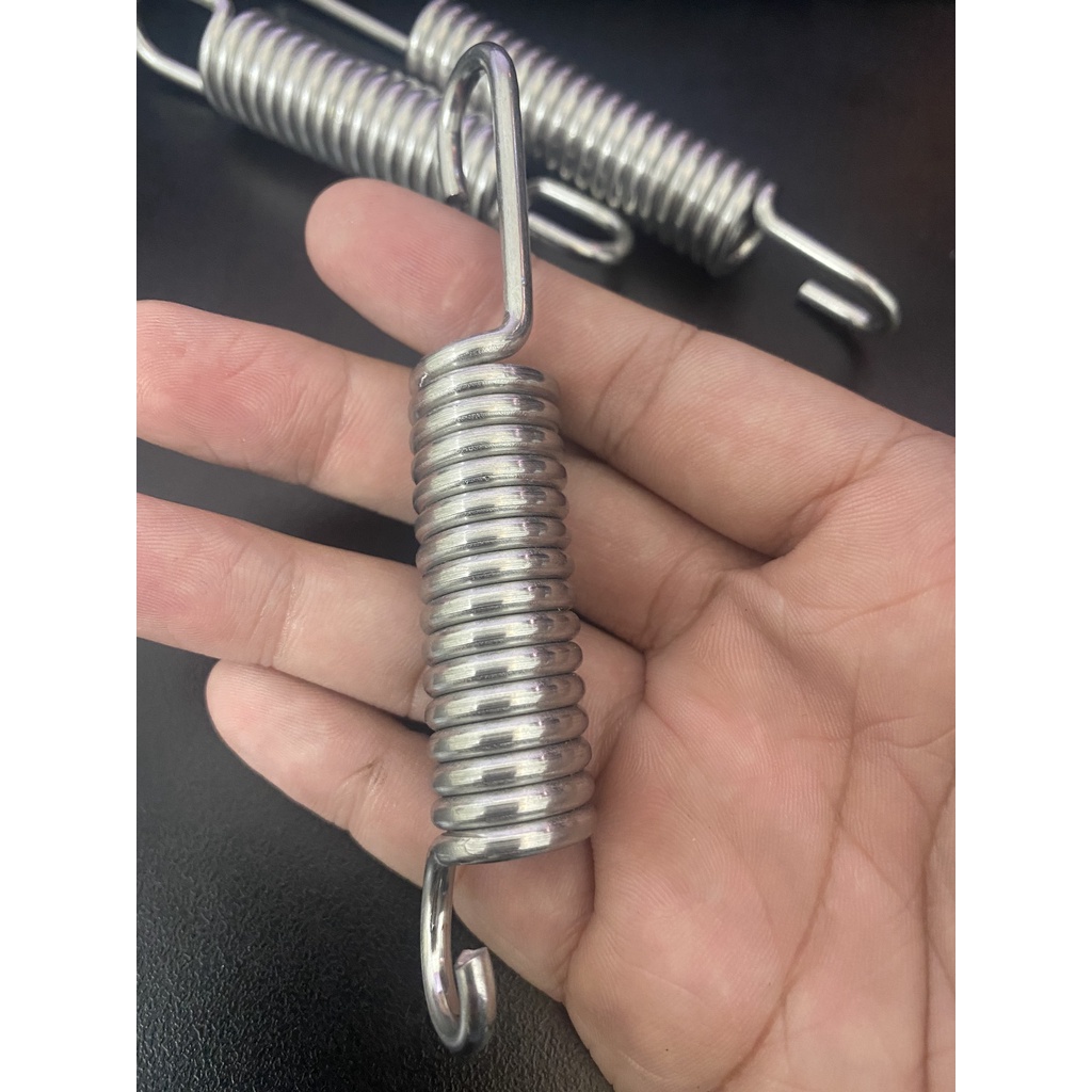Lò xo chân chống Inox 304 gắn cho các dòng xe Honda-Yamaha